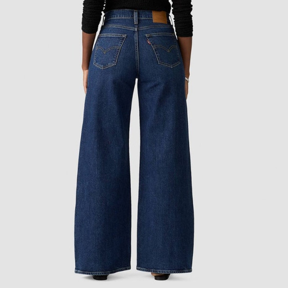 NEW Levi High Rise Wide Leg Jeans - Picture 3 of 7